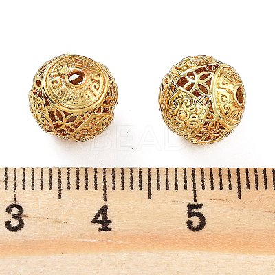 Rack Plating Brass Beads KK-S377-16G-1
