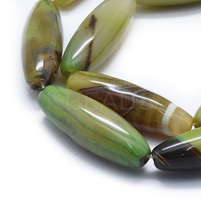Natural Agate Beads Strands G-I245-11I-1