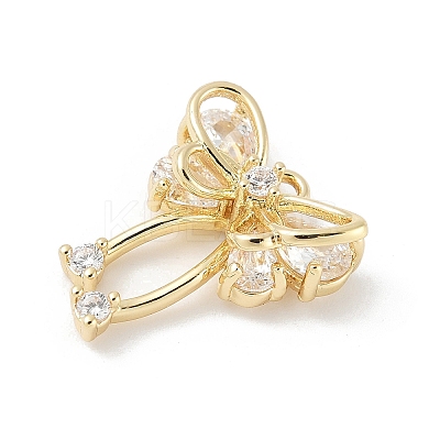 Brass Micro Pave Cubic Zirconia Pendants LS-KK-M326-18B-G-1