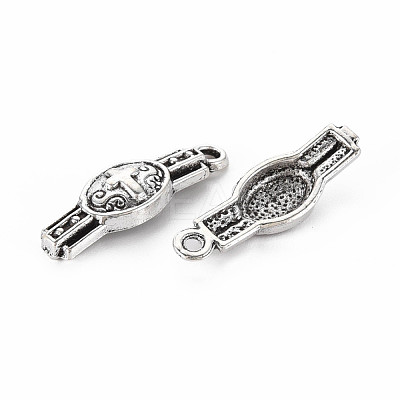 Tibetan Style Alloy Pendants TIBEP-N011-006-1