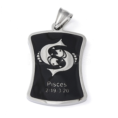 304 Stainless Steel Pendants LS-STAS-O008-01B-1