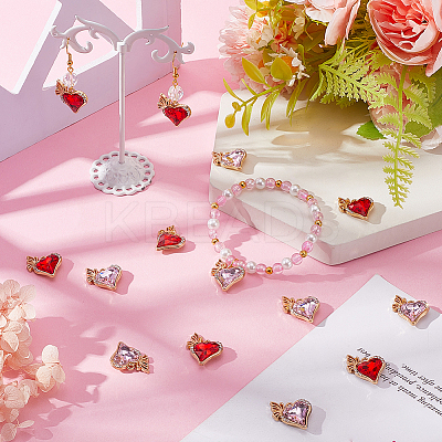 2Sets 2 Colors Alloy Rhinestone Pendants FIND-SC0015-76-1
