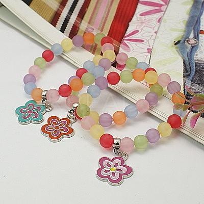 Charm Bracelets BJEW-JB00627-07-1