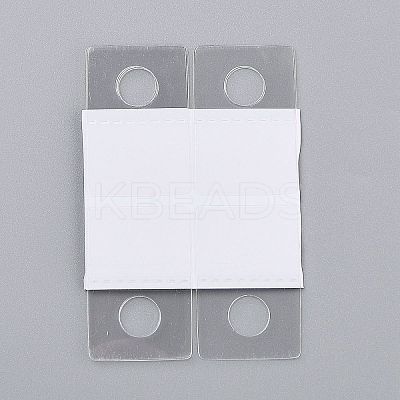 Transparent PVC Self Adhesive Hang Tabs LS-X-CDIS-Z001-03A-1