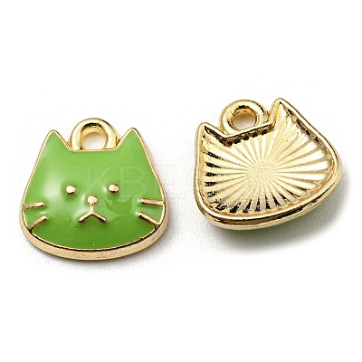 Golden Plated Alloy Charms ENAM-L042-01G-1