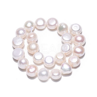 Natural Cultured Freshwater Pearl Beads Strands PEAR-N014-07J-02-1