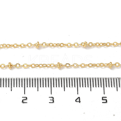 2mm Rack Plating Brass Satellite Chain Necklaces for Women Men MAK-L044-11G-1