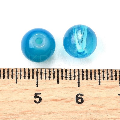 Baking Paint Glass Beads DGLA-XCP0001-27-1