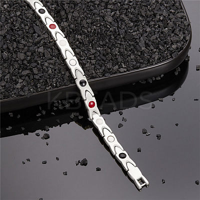 304 Stainless Steel Watch Band Bracelets JB653A-1