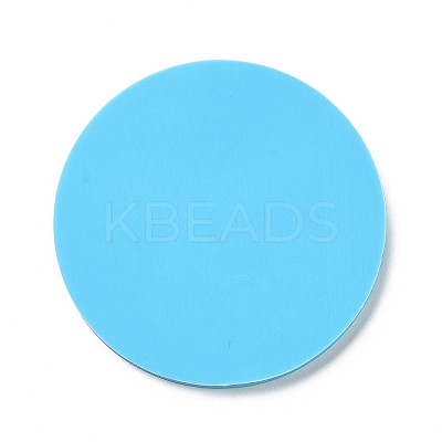 DIY Mother's Day Theme Flat Round Pendant Silicone Molds LS-SIMO-H010-02E-1