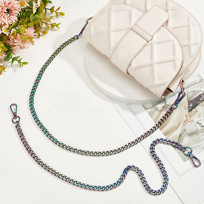 2Pcs Zinc Alloy Curb Chain Bag Handles FIND-PH0009-82A-1