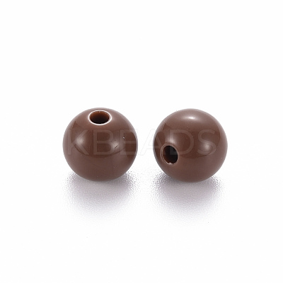 Opaque Acrylic Beads X-MACR-S370-C8mm-A17-1