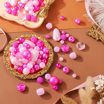 100G Opaque Acrylic Beads MACR-TA0001-51-1