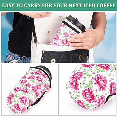 Neoprene Cup Sleeve AJEW-WH0302-002-1