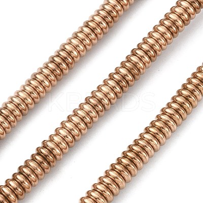 Electroplated Synthetic Non-magnetic Hematite Beads Strands G-C024-02-1