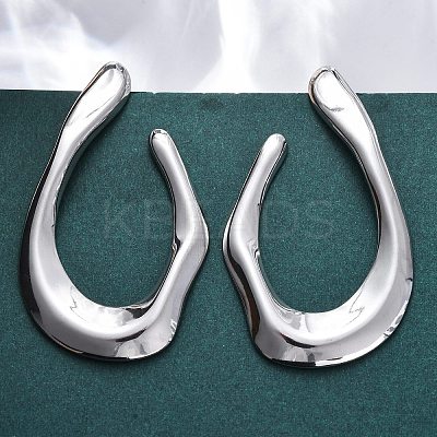304 Stainless Steel Teardrop Stud Earrings EJEW-B108-13P-1