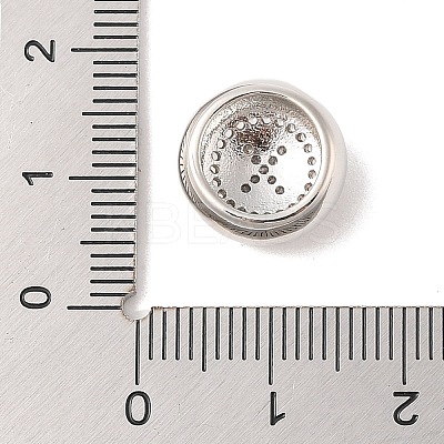 Rack Plating Brass & Cubic Zirconia Pendants KK-Z047-07P-X-RS-1