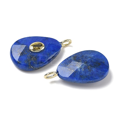 Dyed Natural Lapis Lazuli Pendants G-I391-04G-06-1