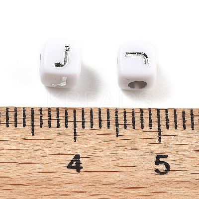 Opaque Acrylic Beads OACR-D282-06J-1