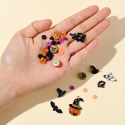850Pcs Geometry Glass Seed & Polymer Clay Beads DIY-YW0002-75-1