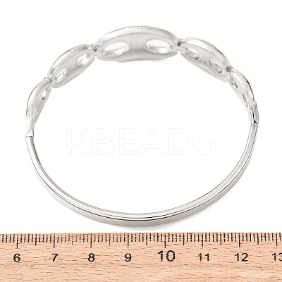 304 Stainless Steel Hinged Bangles for Women BJEW-F527-03P-1