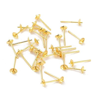 925 Sterling Silver Stud Earring Findings LS-STER-K167-027B-G-1