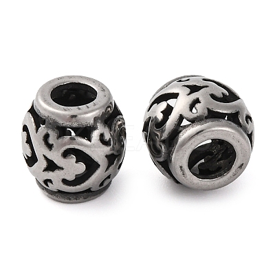 304 Stainless Steel European Beads STAS-H226-02AS-01-1