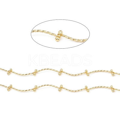 Brass Curved Bar Link Chains CHC-M025-12G-1
