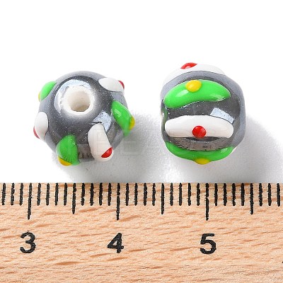 Handmade Porcelain Beads Strands PORC-L078-01F-1