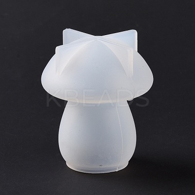 DIY Mushroom-shaped Display Decoration Food Grade Silicone Molds DIY-D074-09-1