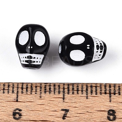 Opaque Acrylic Beads SACR-T035-04B-1