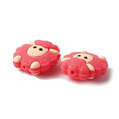 Food Grade Eco-Friendly Silicone Beads SIL-WH0013-21A-1