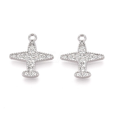 Alloy & Crystal Rhinestone Pendants PALLOY-T095-07P-1