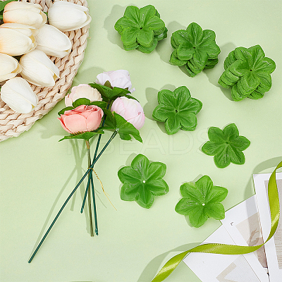 1000Pcs Silk Artificial Leaf AJEW-BC0009-98A-1