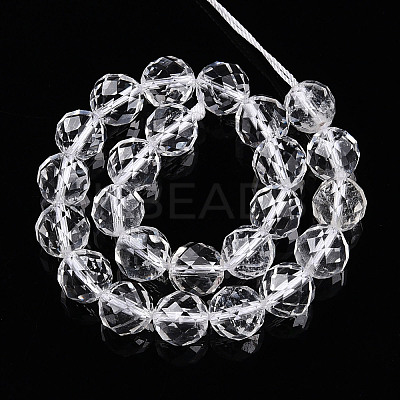 Natural Quartz Crystal Beads Strands G-S345-8mm-35-1