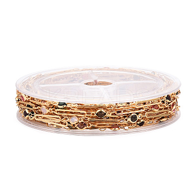 Real 16K Gold Plated Brass Oval Link Chains CHC-TADZ0001-01G-1
