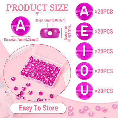 100Pcs 5 Styles Transparent Acrylic Beads OACR-TA0003-48A-1