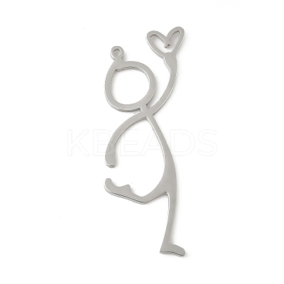 304 Stainless Steel Pendants LS-STAS-G355-16P-1
