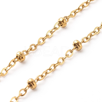 304 Stainless Steel Satellite Chains Necklace NJEW-JN03594-02-1