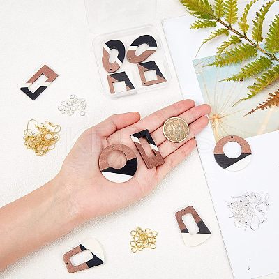 DIY Dangle Earring Making Kits DIY-OC0006-20-1