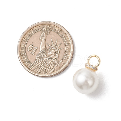 3Pcs 3 Styles Shell Pearl Pendants PALLOY-JF04937-1