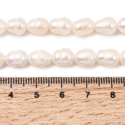 Natural Cultured Freshwater Pearl Beads Strands PEAR-F020-04A-2A-1