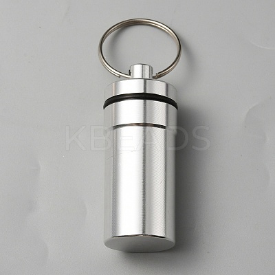 Outdoor Portable Aluminium Alloy Small Pill Case KEYC-WH0029-92E-1
