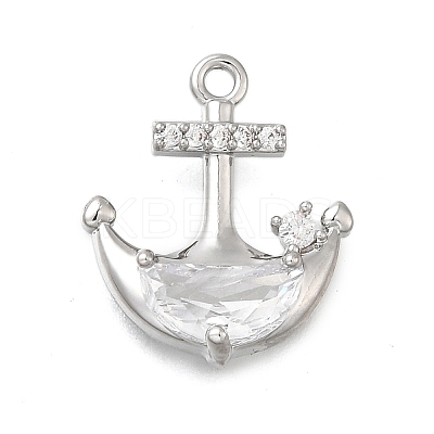 Brass Micro Pave Cubic Zirconia Pendants LS-KK-Q048-09P-1