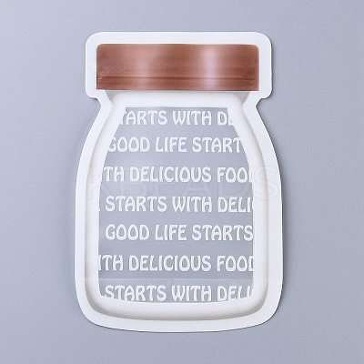 Reusable Bottle Shape Zipper Sealed Bags OPP-Z001-05-A-1