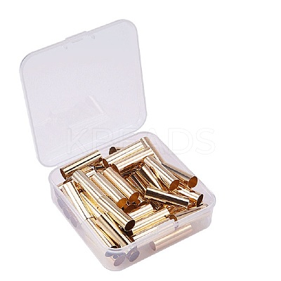 Brass Tube Beads KK-YW0001-03-1