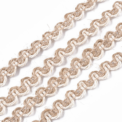 Braided Burlap Wave Ribbon OCOR-TAC0009-06-1