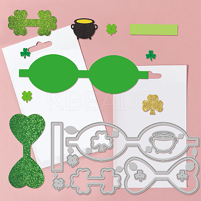 Saint Patrick's Day Carbon Steel Cutting Dies Stencils DIY-WH0309-1579-1