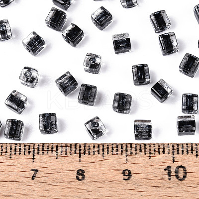 Transparent Inside Colours Glass Seed Beads SEED-T007-11A-1