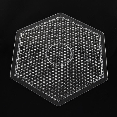 Hexagon ABC Pegboards used for 5x5mm DIY Fuse Beads X-DIY-S002-24-1